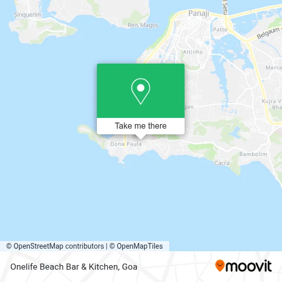 Onelife Beach Bar & Kitchen map