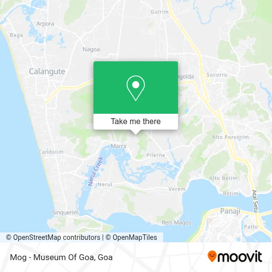 Mog - Museum Of Goa map