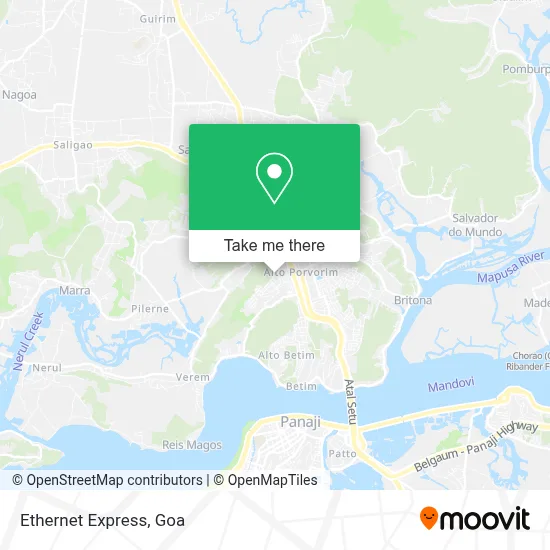 Ethernet Express map