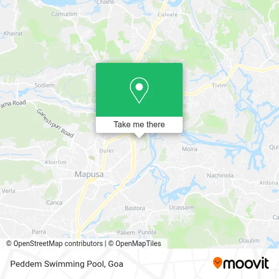 Peddem Swimming Pool map