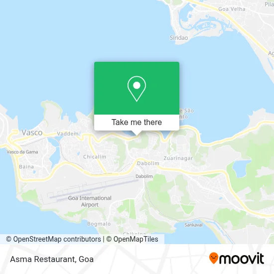 Asma Restaurant map