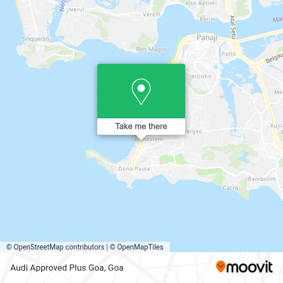 Audi Approved Plus Goa map