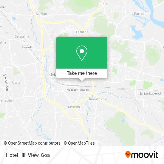 Hotel Hill View map