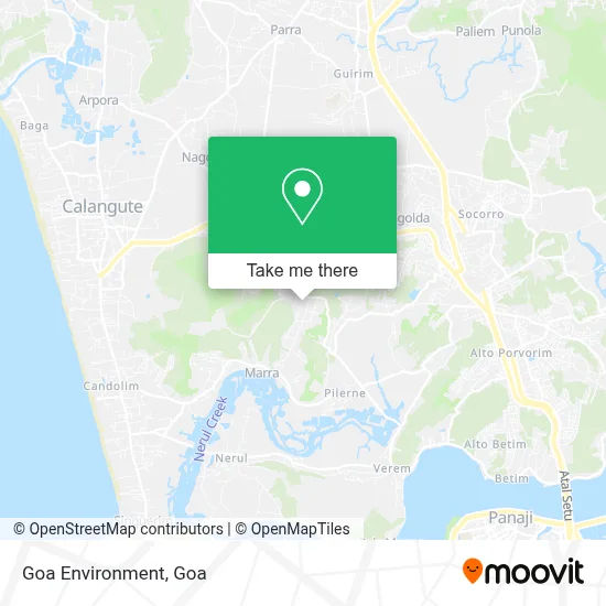 Goa Environment map