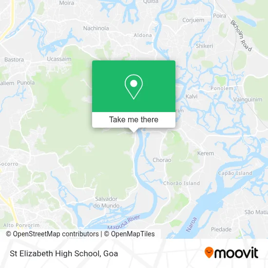 St Elizabeth High School map