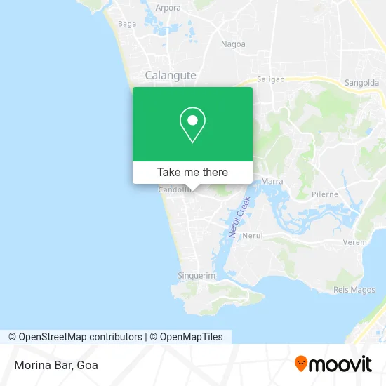 Morina Bar map