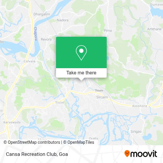 Cansa Recreation Club map