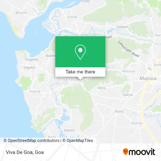 Viva De Goa map