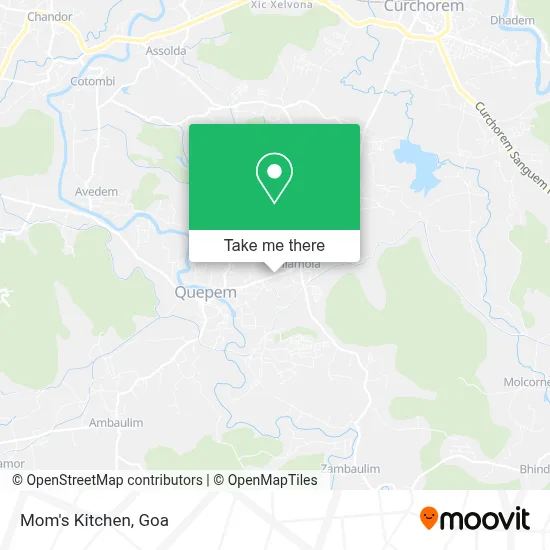Mom's Kitchen map