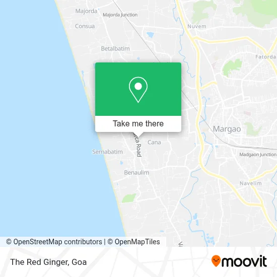 The Red Ginger map