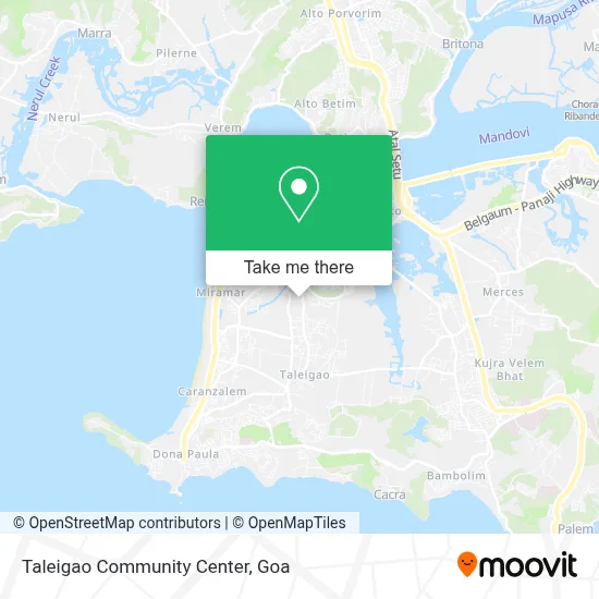 Taleigao Community Center map