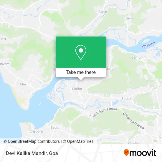 Devi Kalika Mandir map