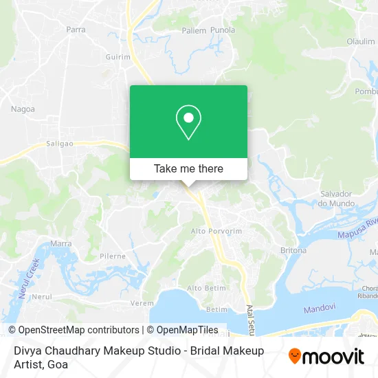 Divya Chaudhary Makeup Studio - Bridal Makeup Artist map