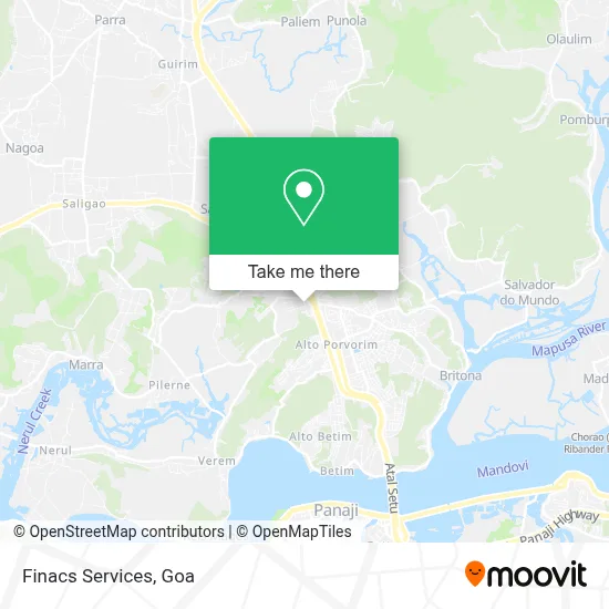 Finacs Services map