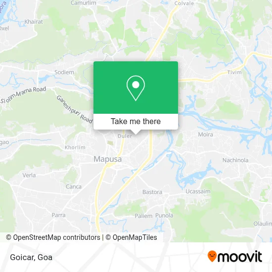 Goicar map