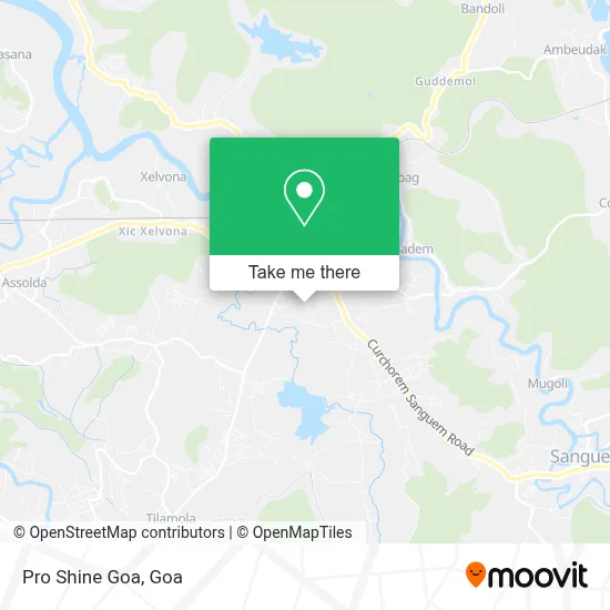 Pro Shine Goa map