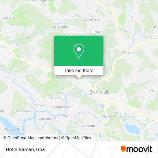 Hotel Vaman map