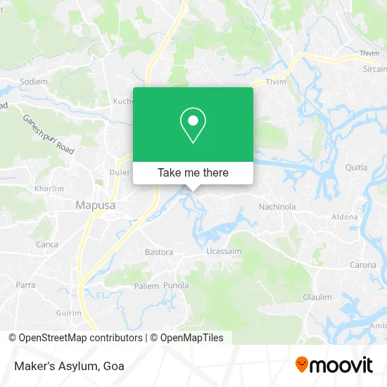Maker's Asylum map