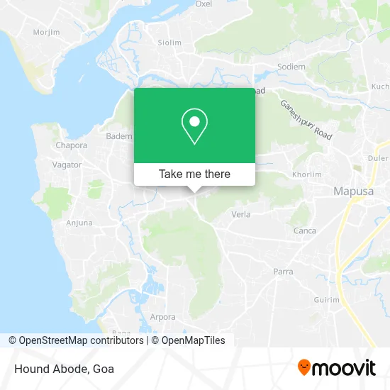 Hound Abode map