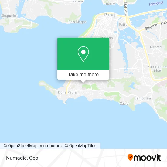 Numadic map
