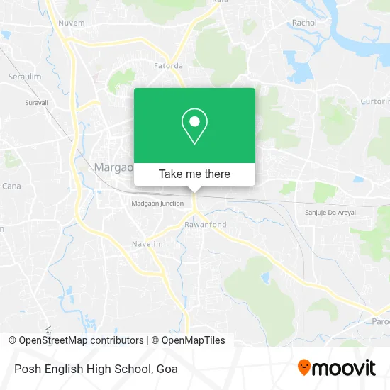 Posh English High School map