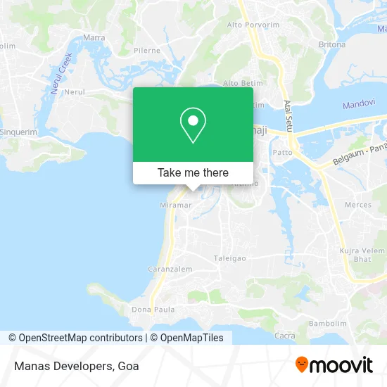 Manas Developers map
