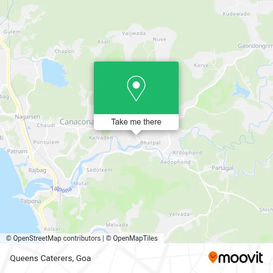 Queens Caterers map