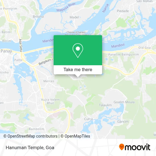 Hanuman Mandir map