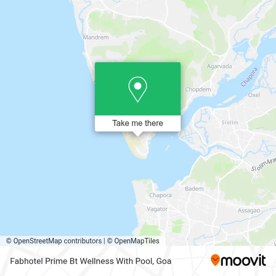 Fabhotel Prime Bt Wellness With Pool map