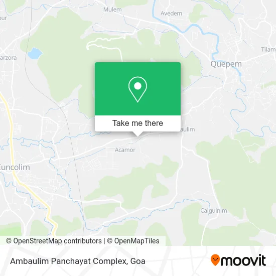 Ambaulim Panchayat Complex map