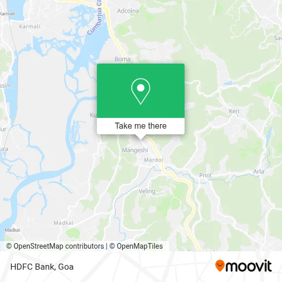 Hdfc Bank map