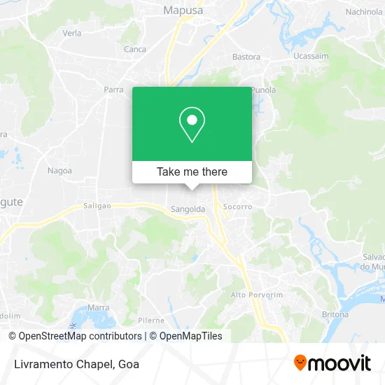 Livramento Chapel map