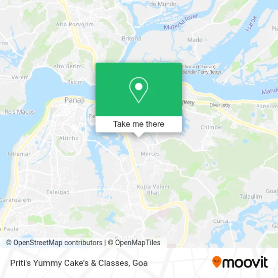 Priti's Yummy Cake's & Classes map