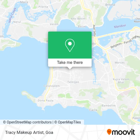 Tracy Makeup Artist map