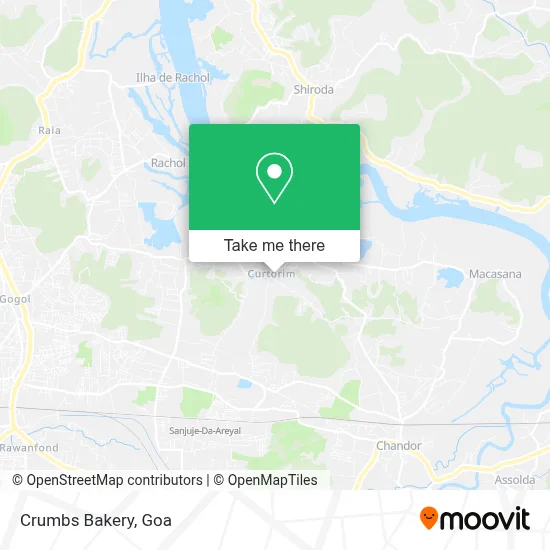 Crumbs Bakery map