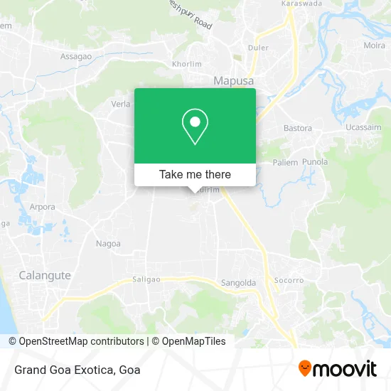 Grand Goa Exotica map