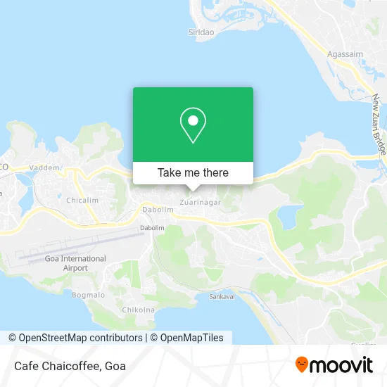 Cafe Chaicoffee map
