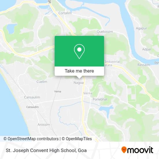 St Joseph Convent High School map