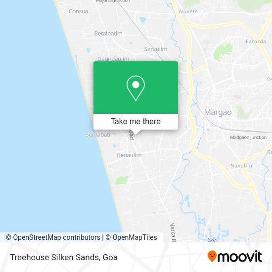 Treehouse Silken Sands map