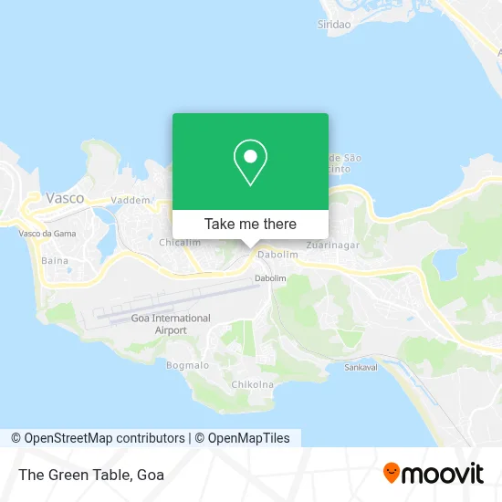 The Green Table map
