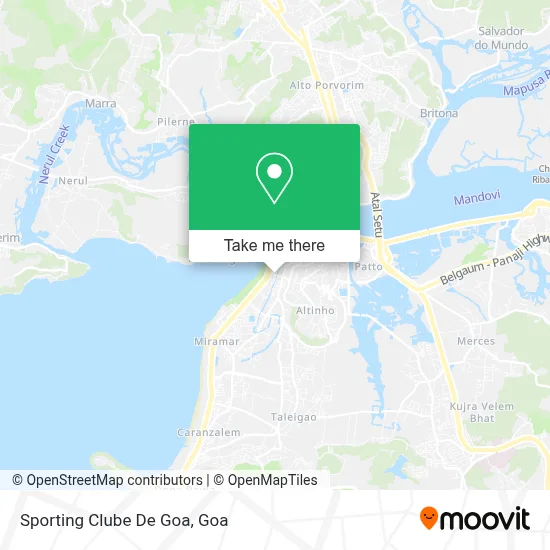 Sporting Clube De Goa map