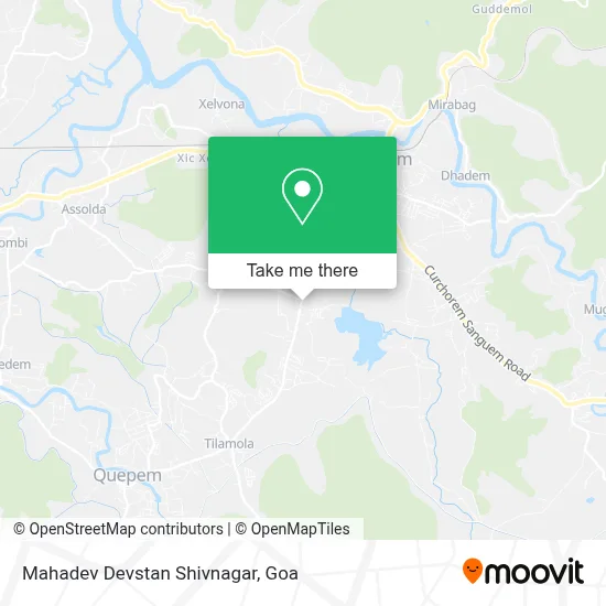 Mahadev Devstan Shivnagar map