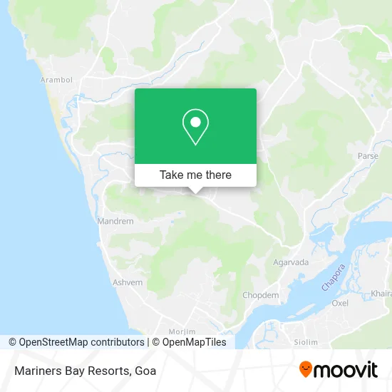 Mariners Bay Resorts map