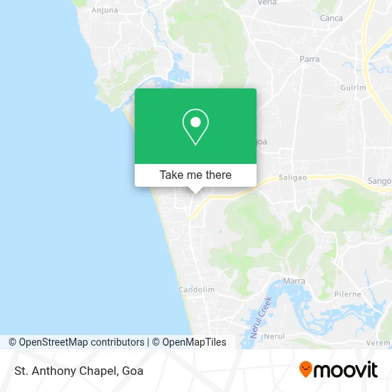 St Anthony Chapel map