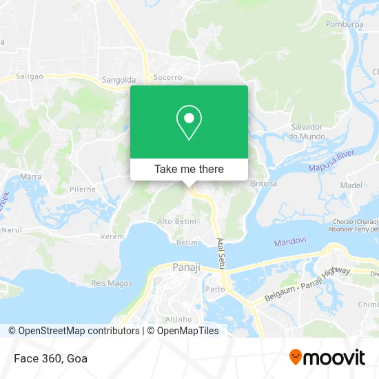 Face 360 map