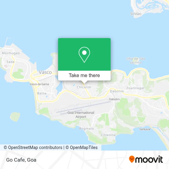 Go Cafe map