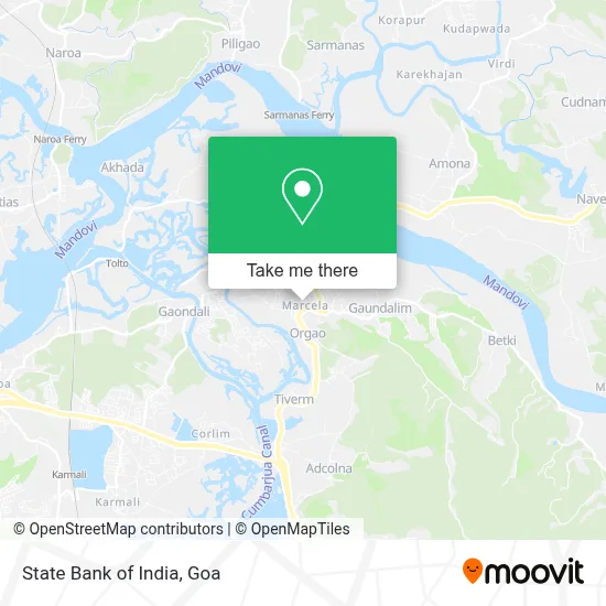 State Bank Of India map