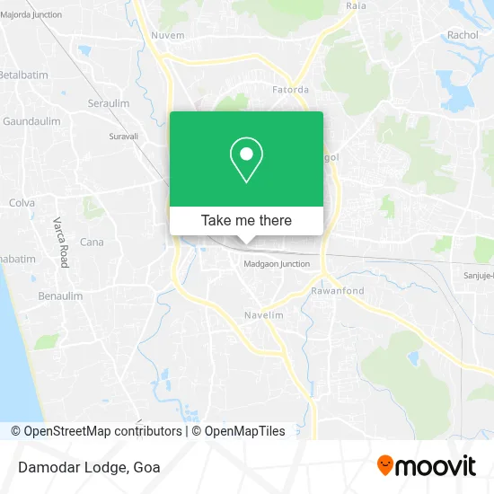 Damodar Lodge map