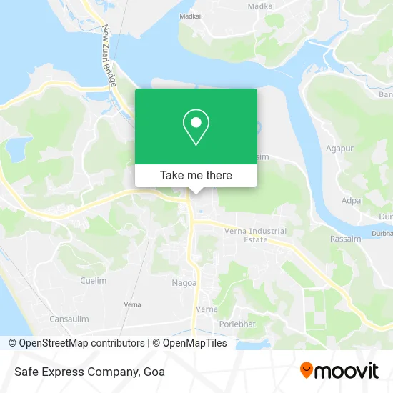 Safe Express Company map