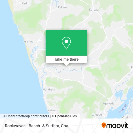 Rockwaves - Beach- & Surfbar map